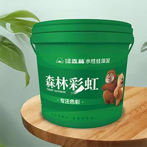 绿森林水性硅藻泥-森林彩虹